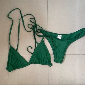Brand new never worn Eco Hoaka triangle bikini